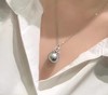 【私席真珠·新年盛宴】18K金镶钻灰珍珠吊坠，15-16mm珠 商品缩略图2