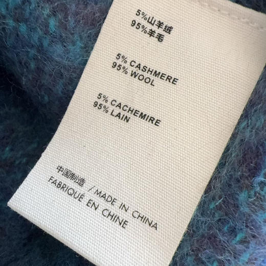 LP*高领羊绒羊毛拉绒针织毛衣 自己备注颜色 商品图5