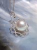 【私席真珠·新年盛宴】18K金镶钻白珍珠吊坠，15-16mm珠（孤品） 商品缩略图1