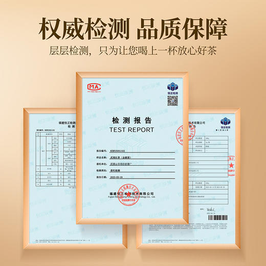 【六福雅茗礼盒】去寻特级蜜香红茶武夷山金骏眉大红袍安溪铁观音组合装茶叶礼盒装2026马年高端送礼264g 商品图5