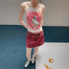 FTT FlyTheTruth『粉红狙击』 兔子印花绑带吊带背心女夏挂脖上衣 商品缩略图3
