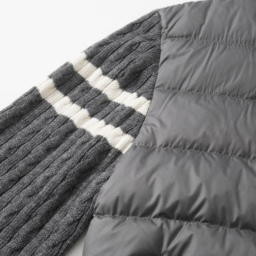 中性款针织拼接羽绒服hu018 商品图2