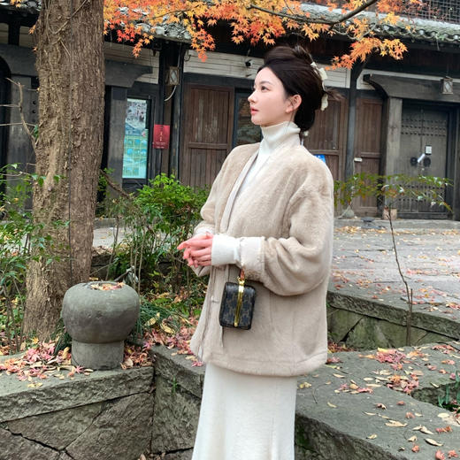 金蘑菇菇  明月别枝 / 新中式拜年服 环保貂貂 商品图0