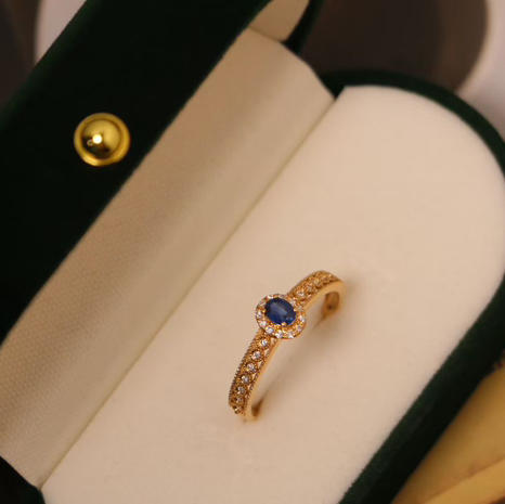 2026 新品｜蓝宝石+钻石+18k金小彩宝首饰｜新年 & 情人节礼物 自带小能量 商品图0