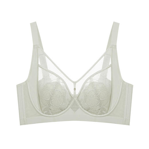 【先小显瘦❗️兔耳朵蕾丝大码内衣】挺拔更显瘦，提拉防下垂，超美超好看！新年文胸胖mm大胸显小调整型上托聚拢防下垂大胸马年本命年女薄D杯 商品图8