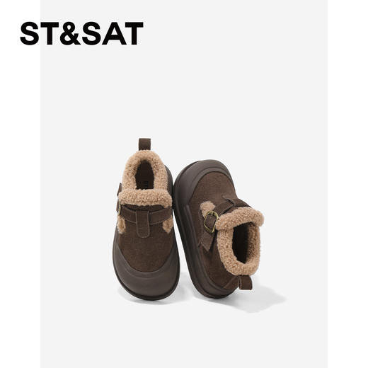 【童鞋】星期六休闲外穿百搭加绒男女童雪地靴SSD4192L1B 商品图4