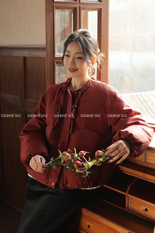 【门店同款】ENJOY冬季“烟火漫春”幸运珠短款羽绒服 168996059 商品图7