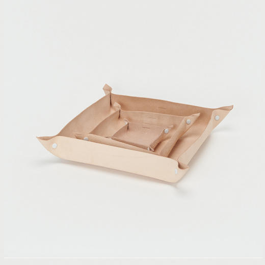 Hender Scheme tray M 日本手工制植鞣革牛皮托盘 桌面收纳 中号 商品图0