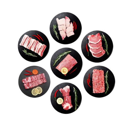 太湖黑无抗气调黑猪肉，年货乐享包，慢养鲜切，年货必备好食材 商品图3