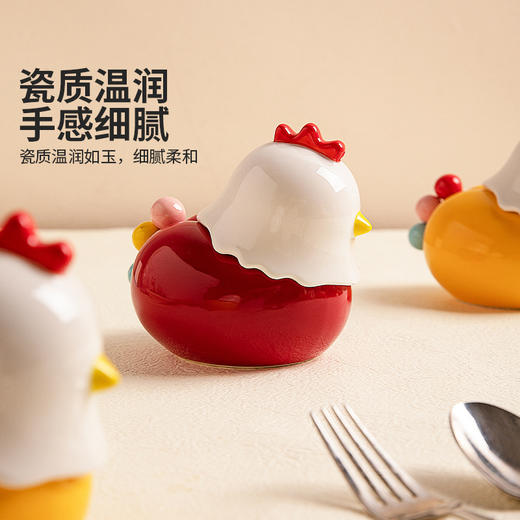 摩登主妇304不锈钢水果叉水果签牙签筒新年马年本命年礼物收纳罐 商品图4