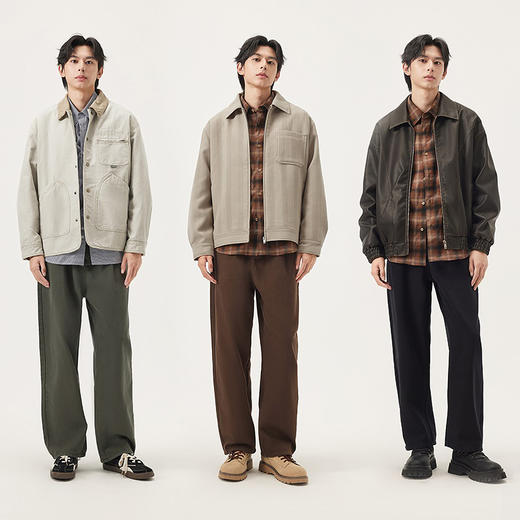 gxg.jeans男装  多色简约水洗设计宽松直筒牛仔裤男裤 25年秋热卖 商品图4