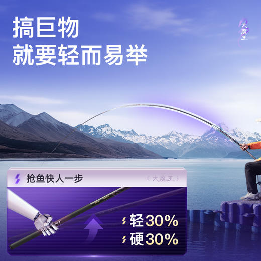 佳钓尼大魔王大物竿大鱼竿钓鱼竿大物杆钓鱼装备鱼竿 商品图1