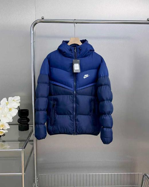 奈克风行者羽绒棉服  连帽保暖跑步训练短款运动休闲夹克羽绒棉服，男女同款 商品图4