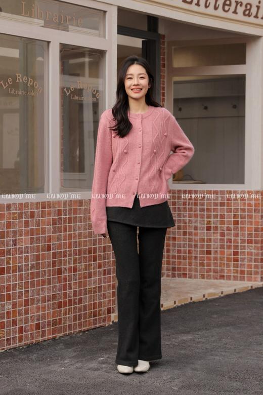 【门店同款】ENJOY冬季设计感屁帘喇叭裤 169150338 商品图2