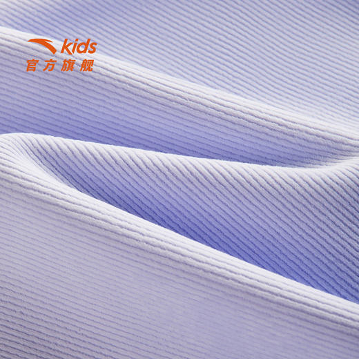 安踏儿童女大童针织连帽套头衫2026年新款舒适保暖中大童加绒卫衣362618724 商品图2