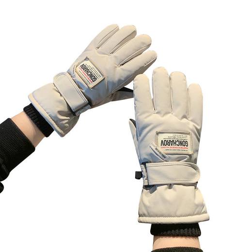 冬季滑雪手套女保暖可触屏防寒防滑学生玩雪加绒加厚骑行电动车男 商品图2