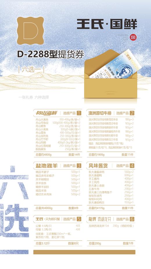 2026年王氏国鲜年货券·六选一系列 市场价2.75折 商品图9