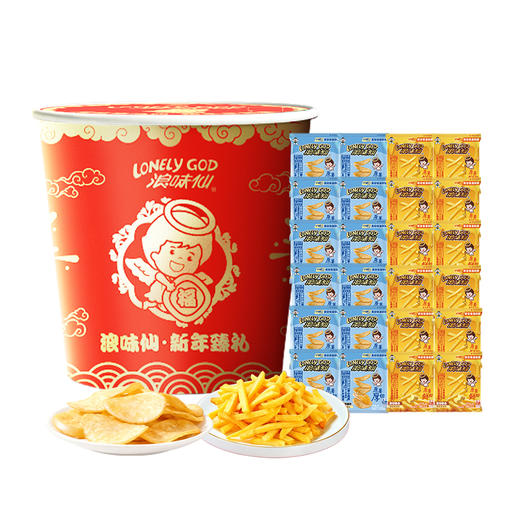 浪味仙新年桶 薯条薯片·综合口味516g 商品图4