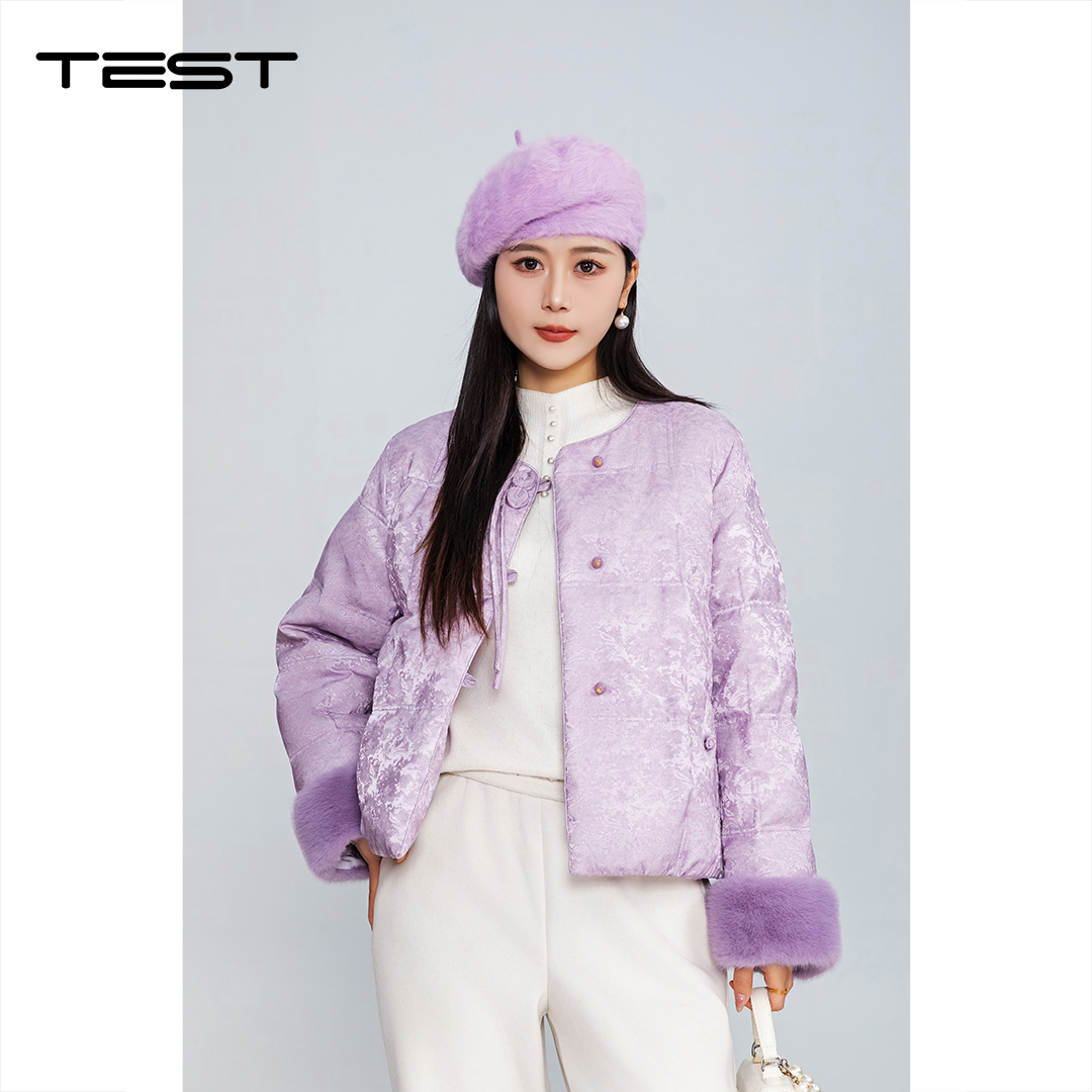 冬上新时尚清新优雅气质保暖短羽绒2254211