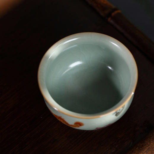 问鼎天青复刻款精工晖盈杯（鱼藻纹） 商品图3