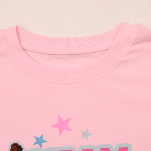 棉果果× LEGO女童夏季凉感套装短袖短裤氨棉汗布纯棉套头套装L221302226231 商品图1