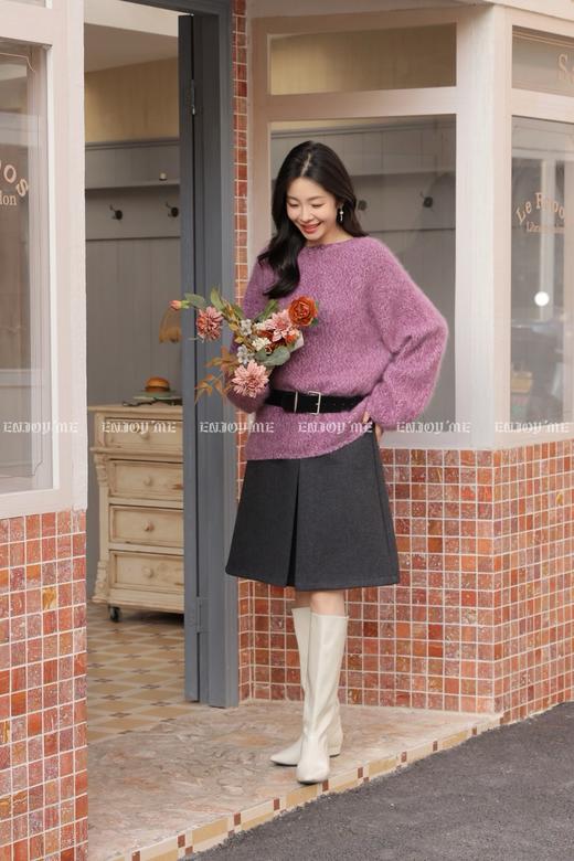 【门店同款】ENJOY冬季“暖冬软糖”拉毛花纱套头针织 169094268 商品图4