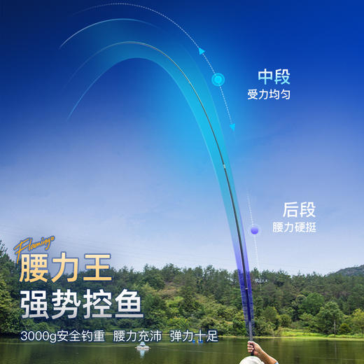 佳钓尼无二轻刃轻量大综合竿鱼竿钓鱼竿 商品图4