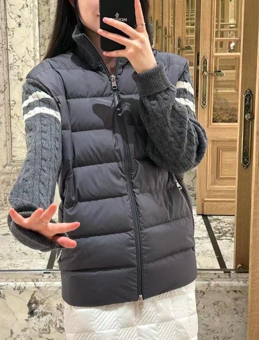 中性款针织拼接羽绒服hu018 商品图4