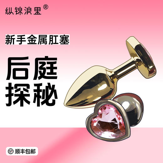 新手入门肛塞 金属材质 后庭开发男女通用 商品图0