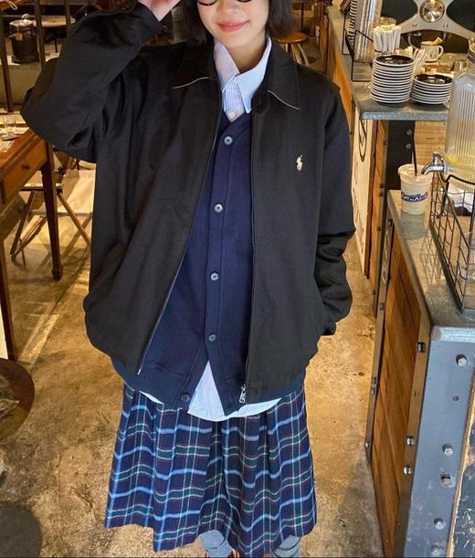 中性款刺绣宽松夹克外套he 商品图5