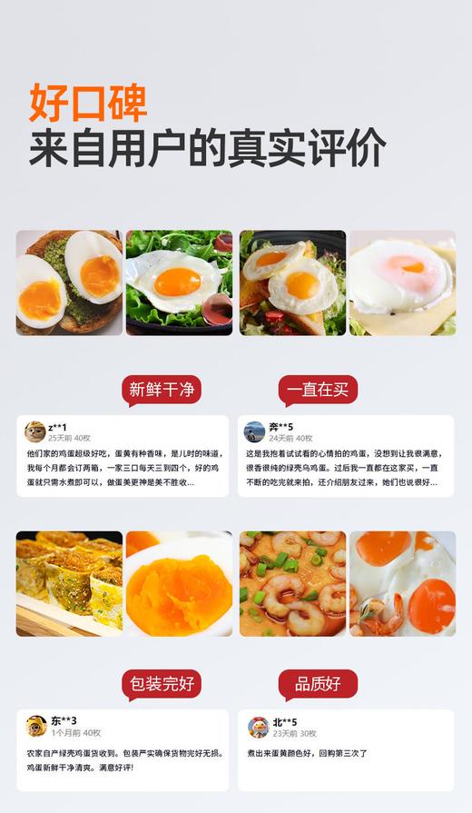 申十一谷物乌鸡蛋绿壳鸡蛋20枚鸡蛋+泡沫盒+稻谷壳JLD103-20枚 商品图4