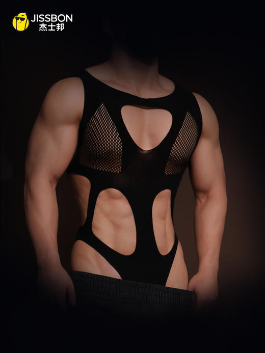 杰士邦男士性感网衣连体衣 商品图4