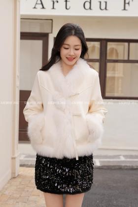 【门店同款】ENJOY冬季“暖冬软糖”狐狸毛皮草外套 168897472