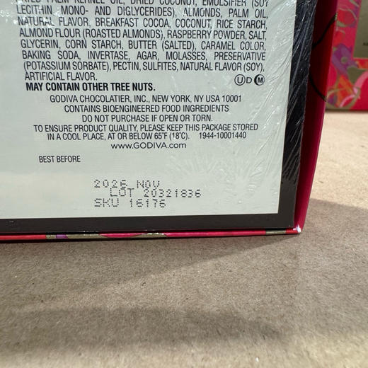 Godiva巧克力新品❤️新春彩色花🌸礼盒打折啦！📣Godiva美国直邮290元🉐Godiva 歌帝梵巧克力🍫礼盒装27块 商品图8