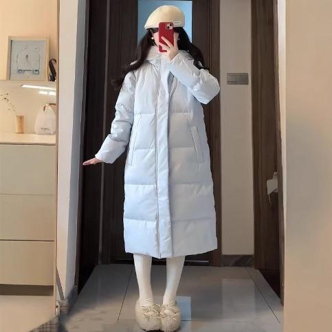 雀说羽绒棉服女中长款冬季新款加厚过膝棉衣棉袄高级感外套ALW13 商品图1
