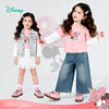 迪士尼（Disney）童装女童长袖T恤甜美运动休闲撞色7A抗菌假两件2026春季新款上衣ZD1FS009 商品缩略图2