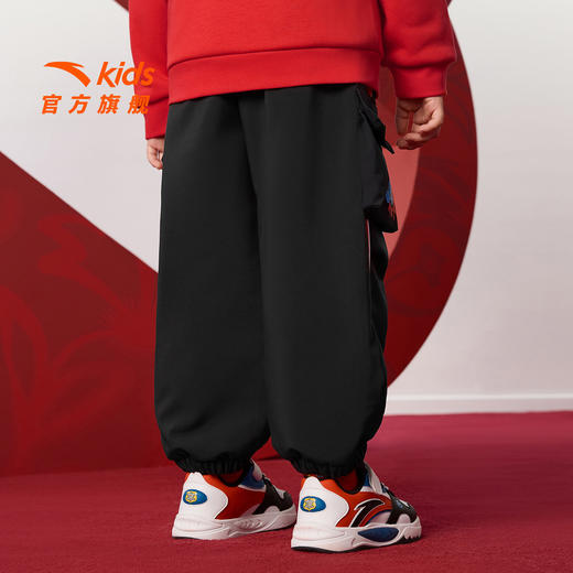 新年款安踏儿童男小童运动长裤2026年春新款舒适亲肤儿童休闲裤潮352619505 商品图1