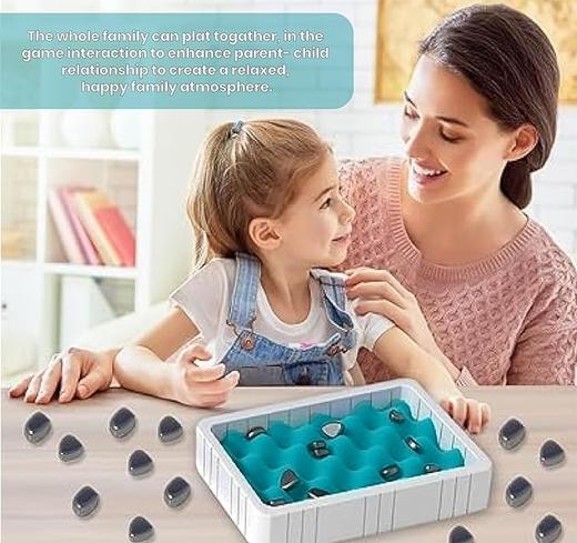 美国 STAR-TOYS 40枚磁铁磁棋盒套装 新型多人磁铁棋盘游戏 商品图5