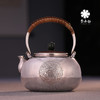 李小白银壶 纯银9999烧水壶 纯银银壶 烧水银壶 茶壶银壶 添福 龙凤呈祥 商品缩略图0