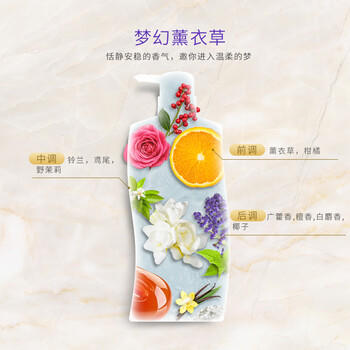 舒蕾薰衣草舒缓沐浴露1000ml持久留香 老牌国货 工会福利 /个人护理 /身体护理 /沐浴露 商品图2