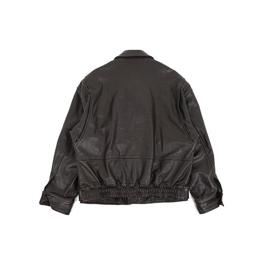 YOKE Leather Flight Jacket A-2牛皮军事飞行夹克 商品图3