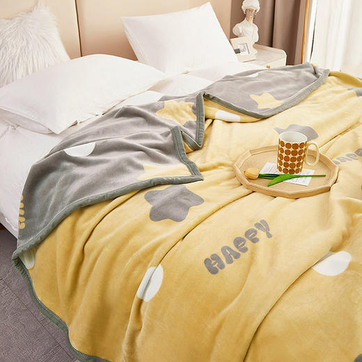 加厚牛奶绒云毯 商品图7