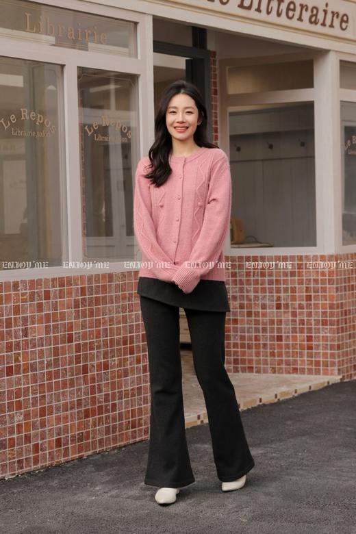 【门店同款】ENJOY冬季设计感屁帘喇叭裤 169150338 商品图3