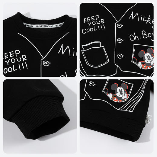 迪士尼过年红色男童卫衣ZD1FS036 商品图11