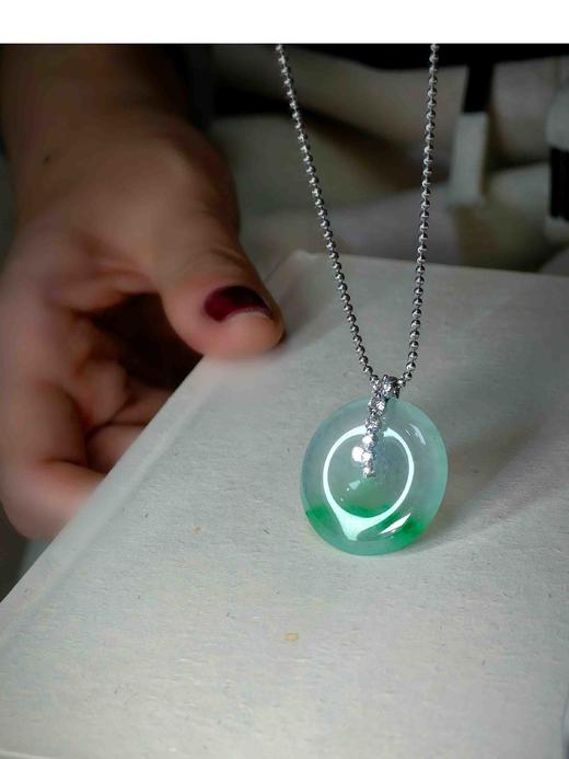 18k 翡翠平安扣 商品图3