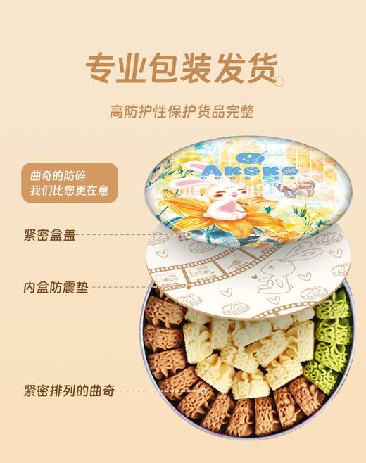 AKOKO经典小花曲奇 画面随机发 商品图2