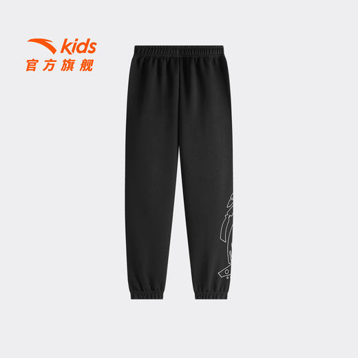 新年款安踏儿童男大童针织运动长裤2026新款舒适百搭中大童休闲裤352618505 商品图1