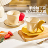 摩登主妇釉下彩盘子漂亮餐具香蕉酸奶碗具家用陶瓷杯浮雕水果餐盘 商品缩略图1