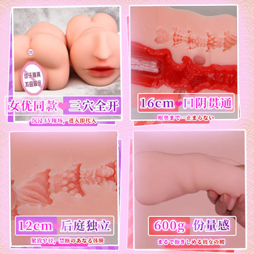 姬欲深田咏美真人倒模飞机杯名器（三通道） 商品图2