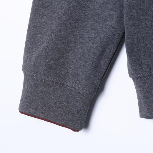 26WY30SDSA男士秋冬新款痞帅男装韩版简约撞色假两件圆领百搭宽松上衣 商品图4